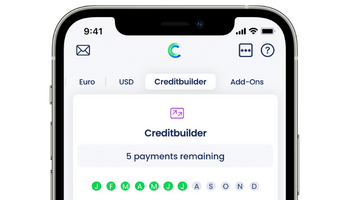 Banlonck Bank Plc app Creditbuilder screen